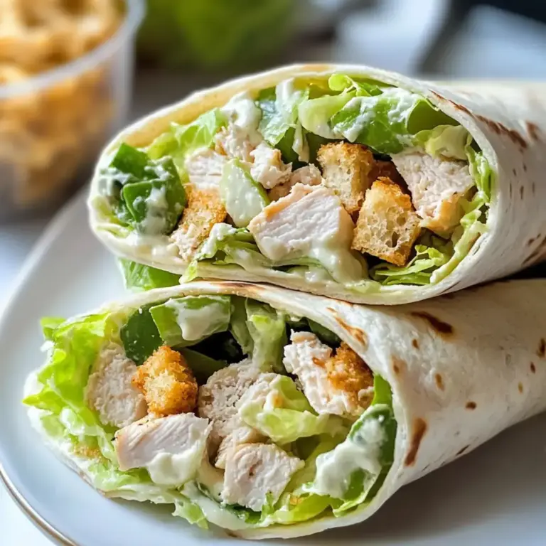 Chicken Caesar Wrap Rezept