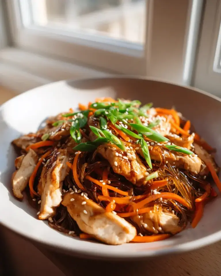 Chicken Teriyaki Glasnudeln Rezept