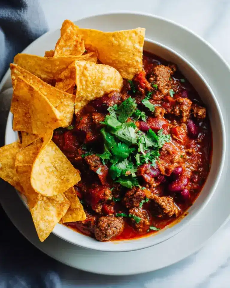 Chili Con Carne mit Nachos