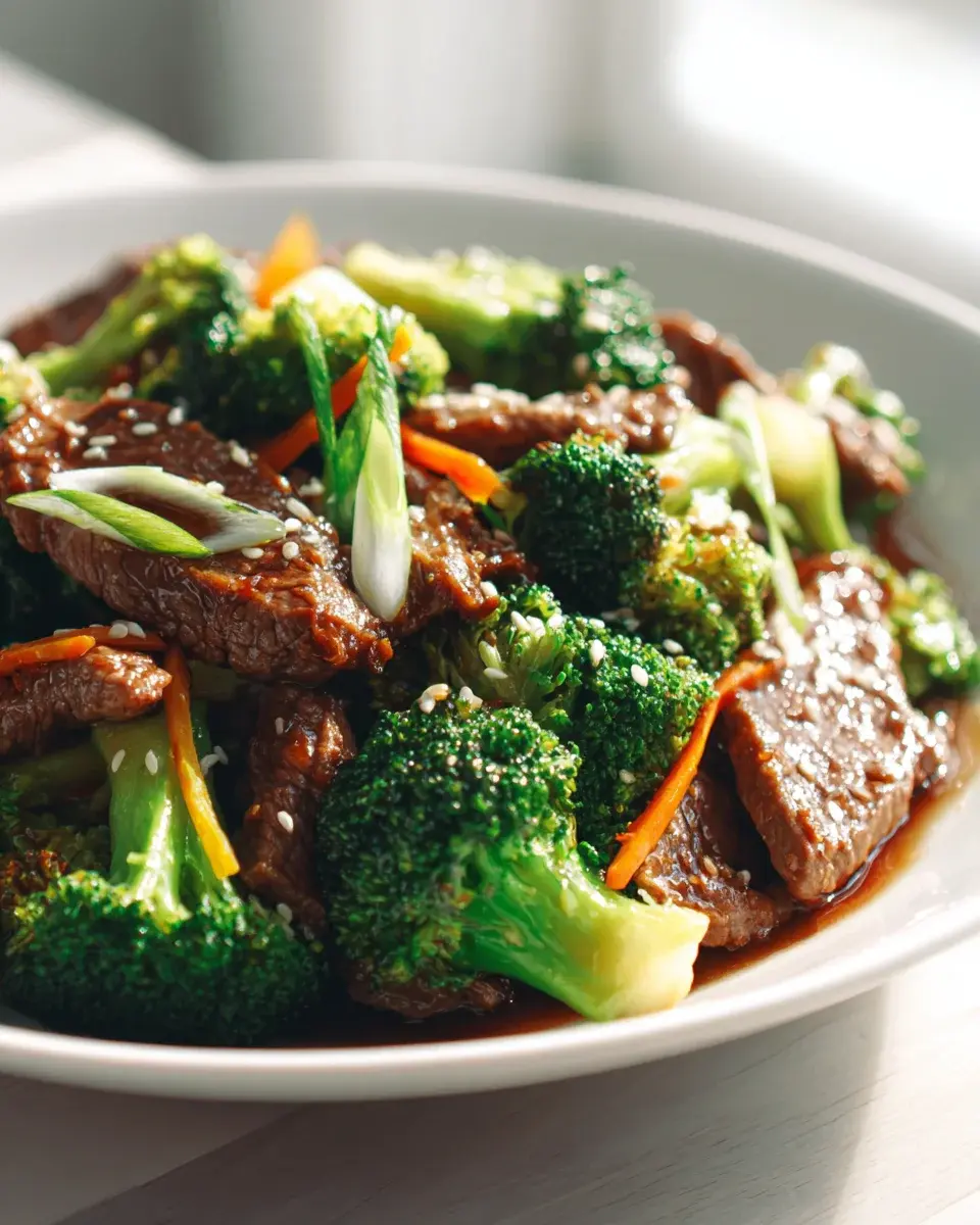 Chinesisches Rindfleisch Brokkoli Wok Rezept