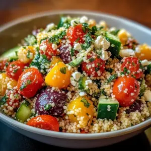 Erfrischender Mittelmeersalat mit Couscous