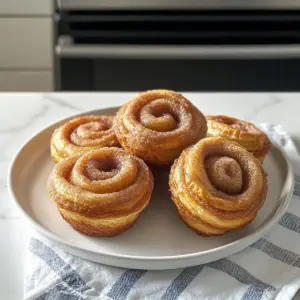 Köstliche Zimt-Zucker Cruffins