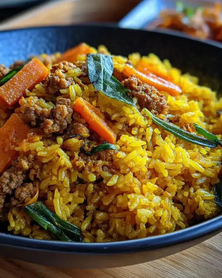 Curryreis mit Hackfleisch Rezept