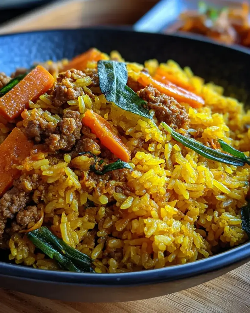 Curryreis mit Hackfleisch Rezept