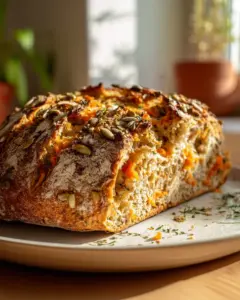 Dinkel Joghurt Brot mit Möhren