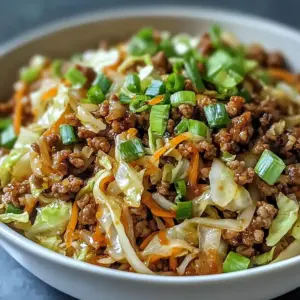 Eierrolle in der Schüssel (Egg Roll in a Bowl)
