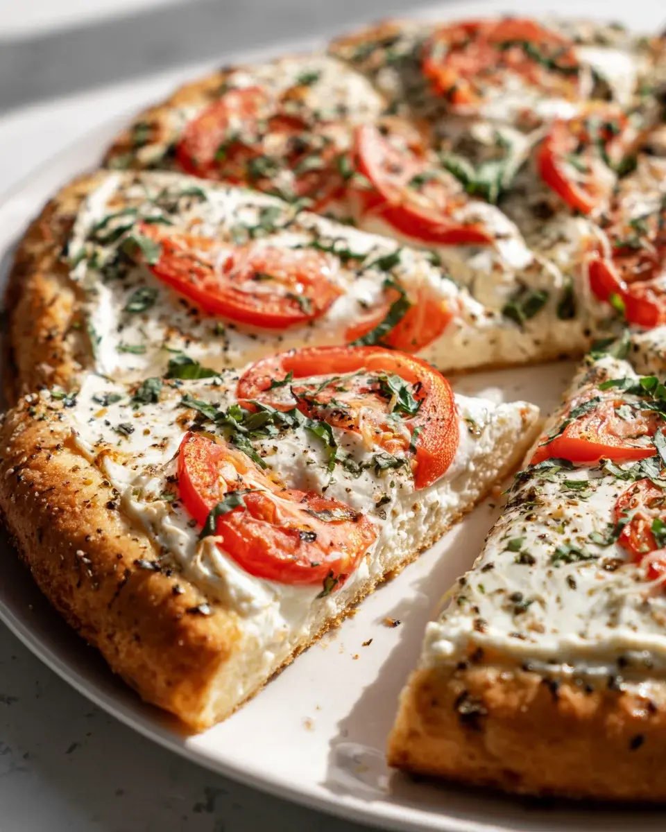 Fathead Teig Pizza Frischkäse Mandeln