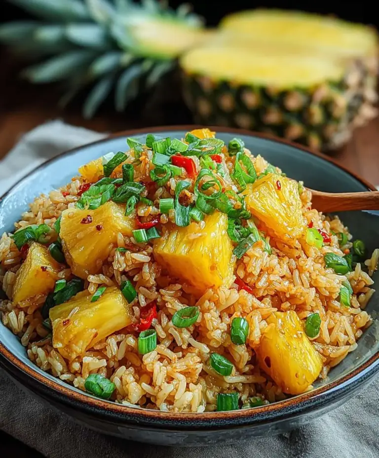 Gebratener Reis Ananas Rezept