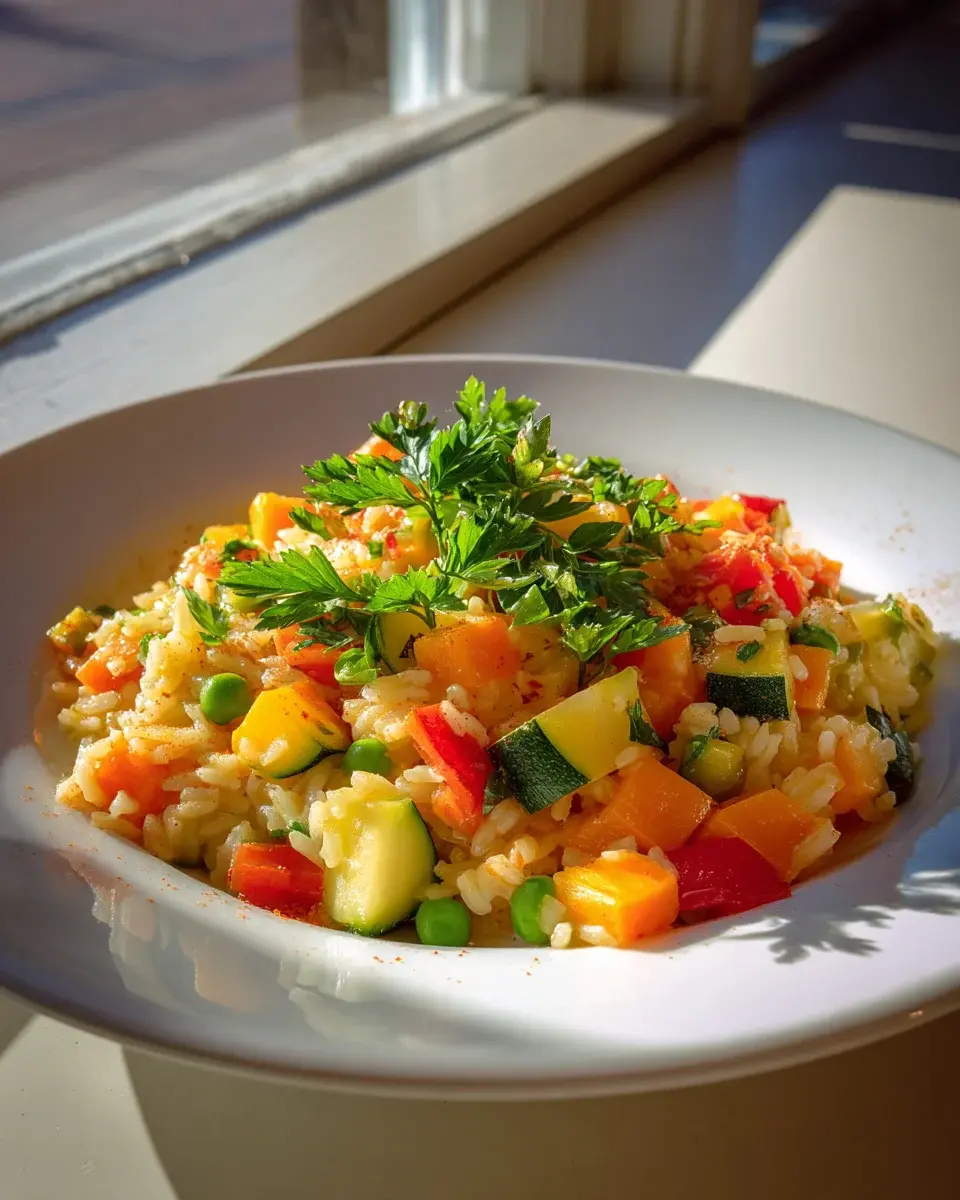Gemüse Reispfanne Rezept