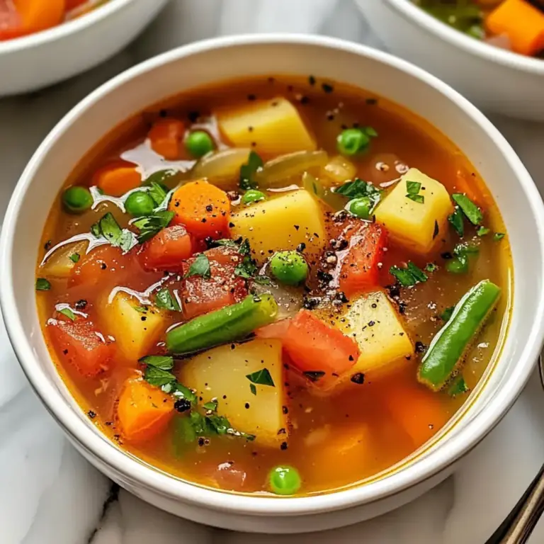 Gemüsesuppe Rezept einfach