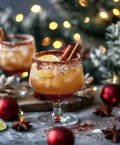 Gewürz-Weihnachts-Margarita (Alkoholfrei)
