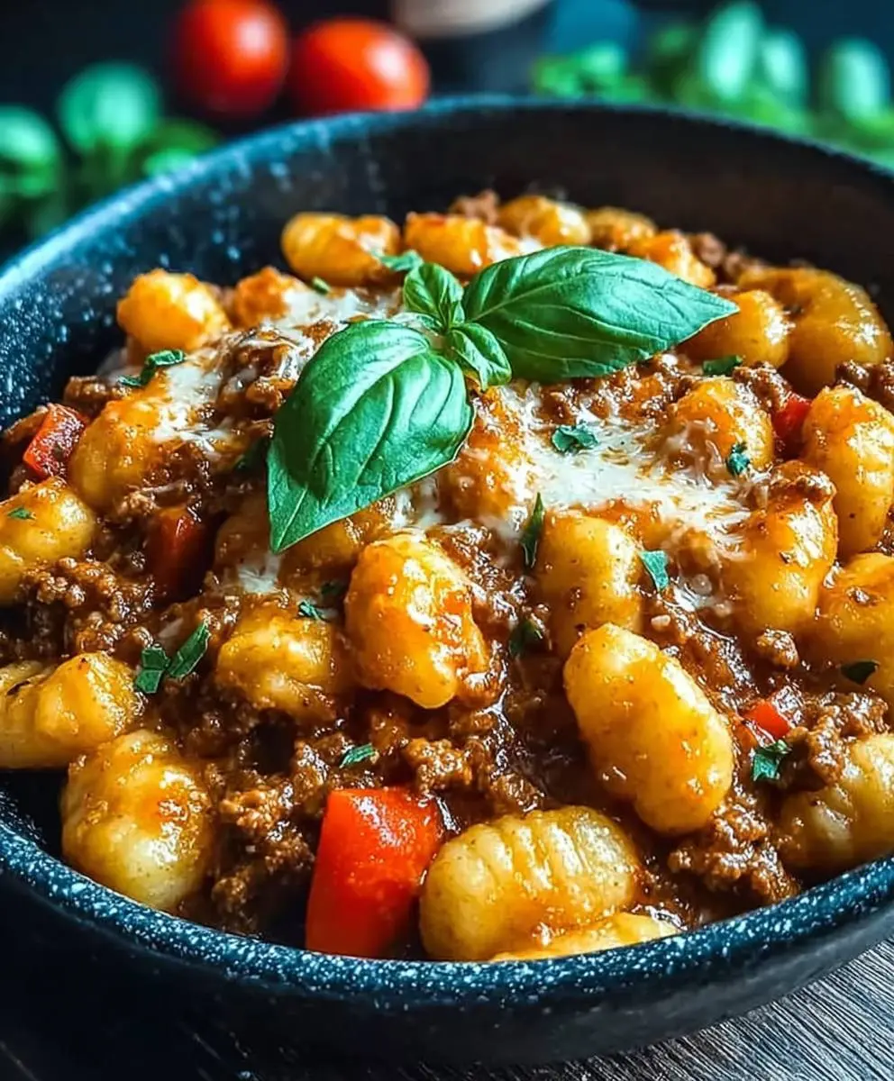 Gnocchi Pfanne Hackfleisch Rezept