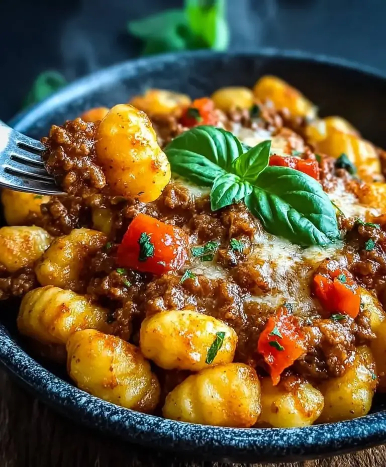 Gnocchi Pfanne Hackfleisch Rezept