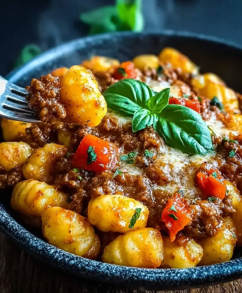 Gnocchi Pfanne Hackfleisch Rezept