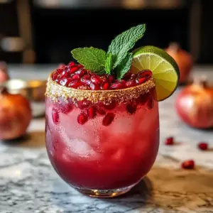 Würzige Granatapfel-Ingwer-Paloma