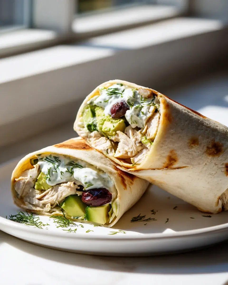 Griechische Hähnchen Wraps Rezept