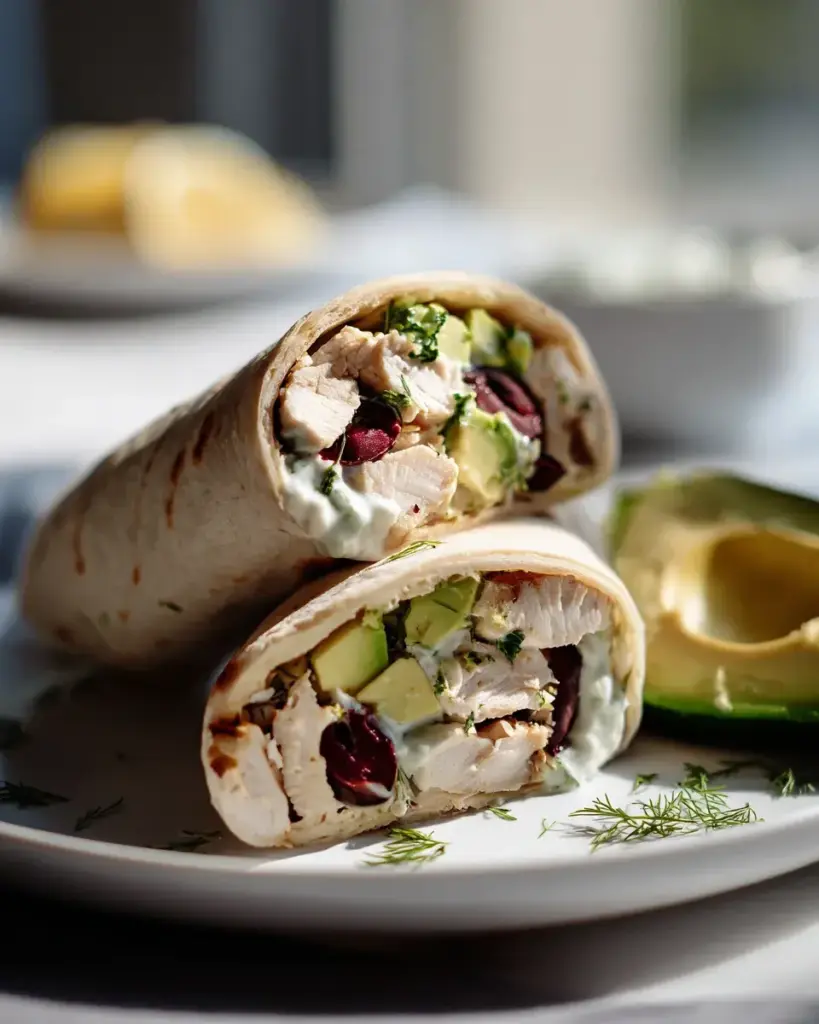 Griechische Hähnchen Wraps Rezept