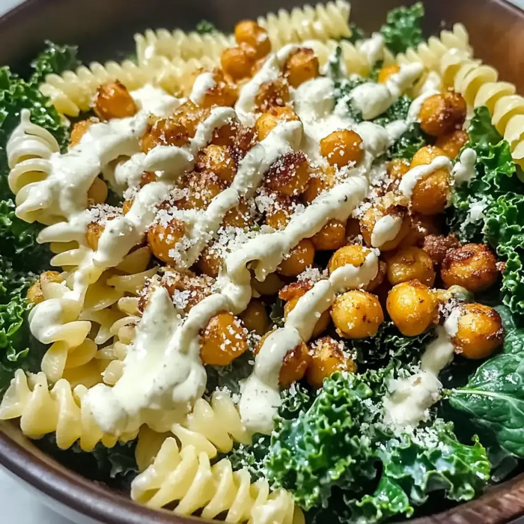 Grünkohl Pasta Salat Rezept