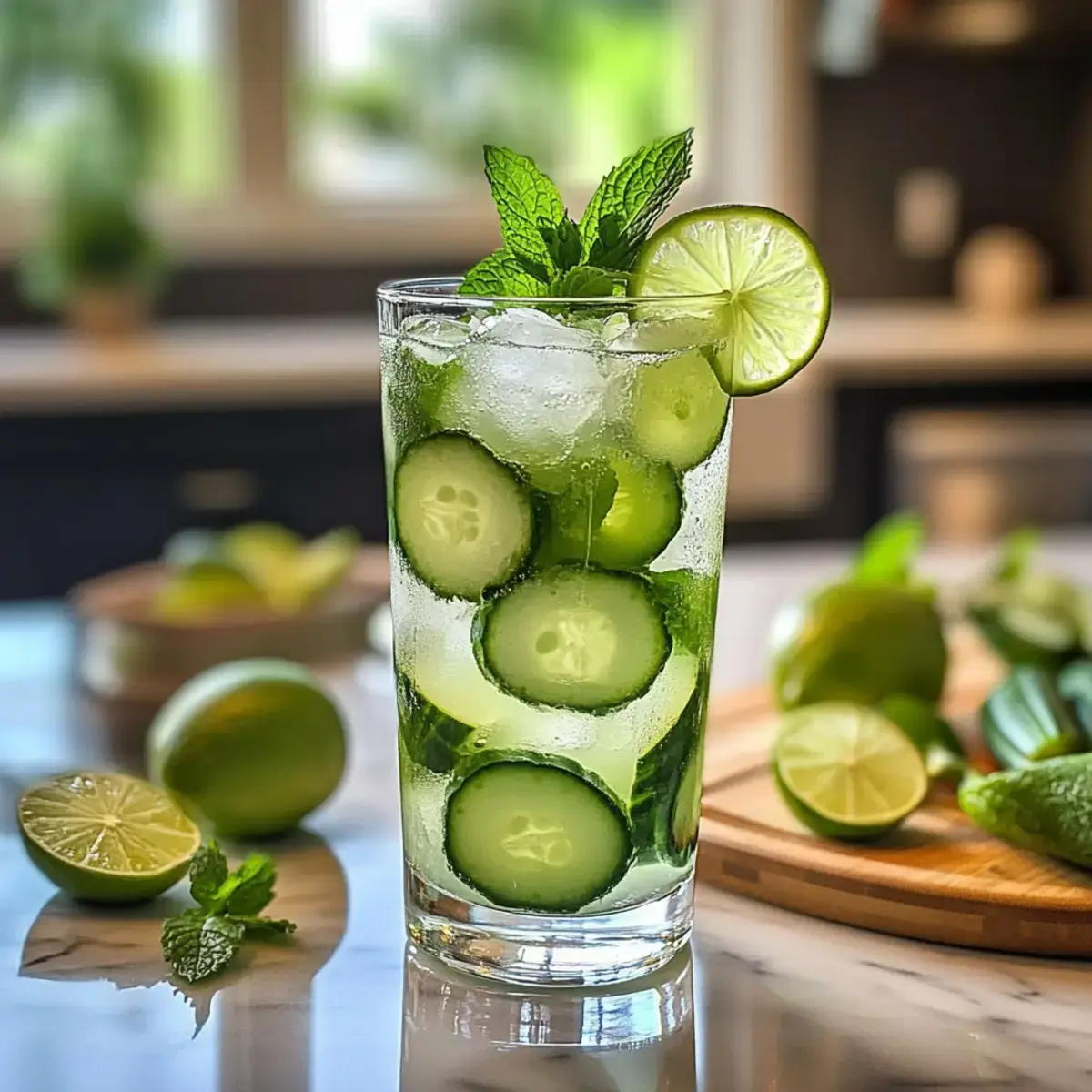 Gurken Minz Limonade Rezept