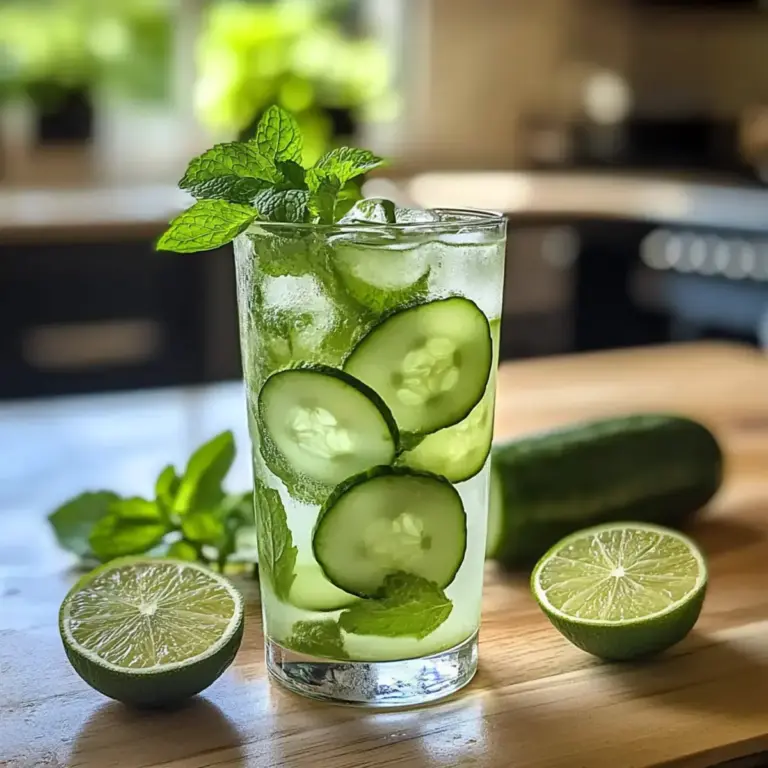 Gurken Minz Limonade Rezept