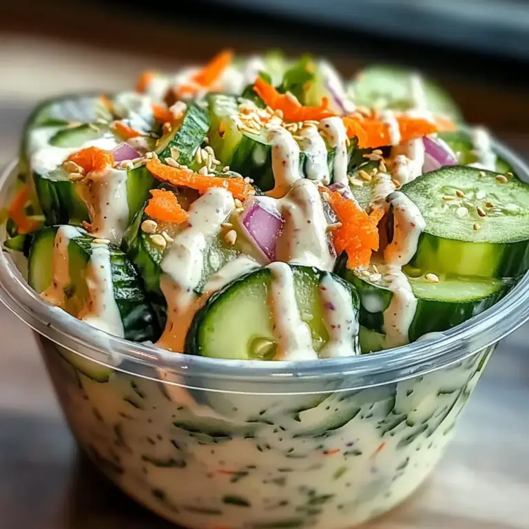 Gurkensalat asiatische Art