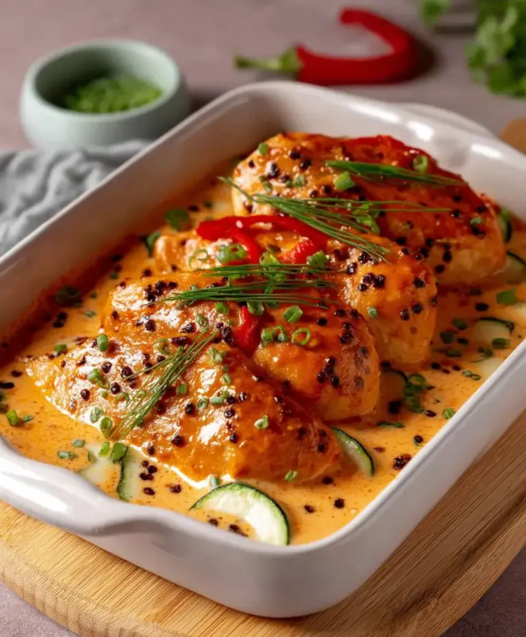 Hähnchen Frischkäsesoße Paprika Zucchini Rezept
