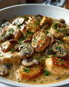 Schnelle Hähnchen-Pilzpfanne