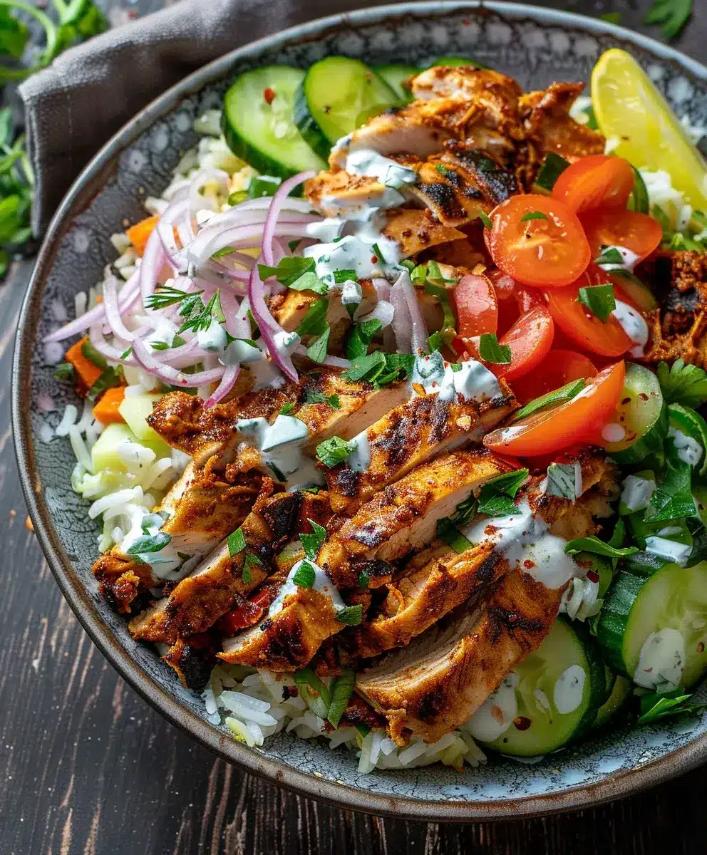 Hähnchen Shawarma Bowl Rezept