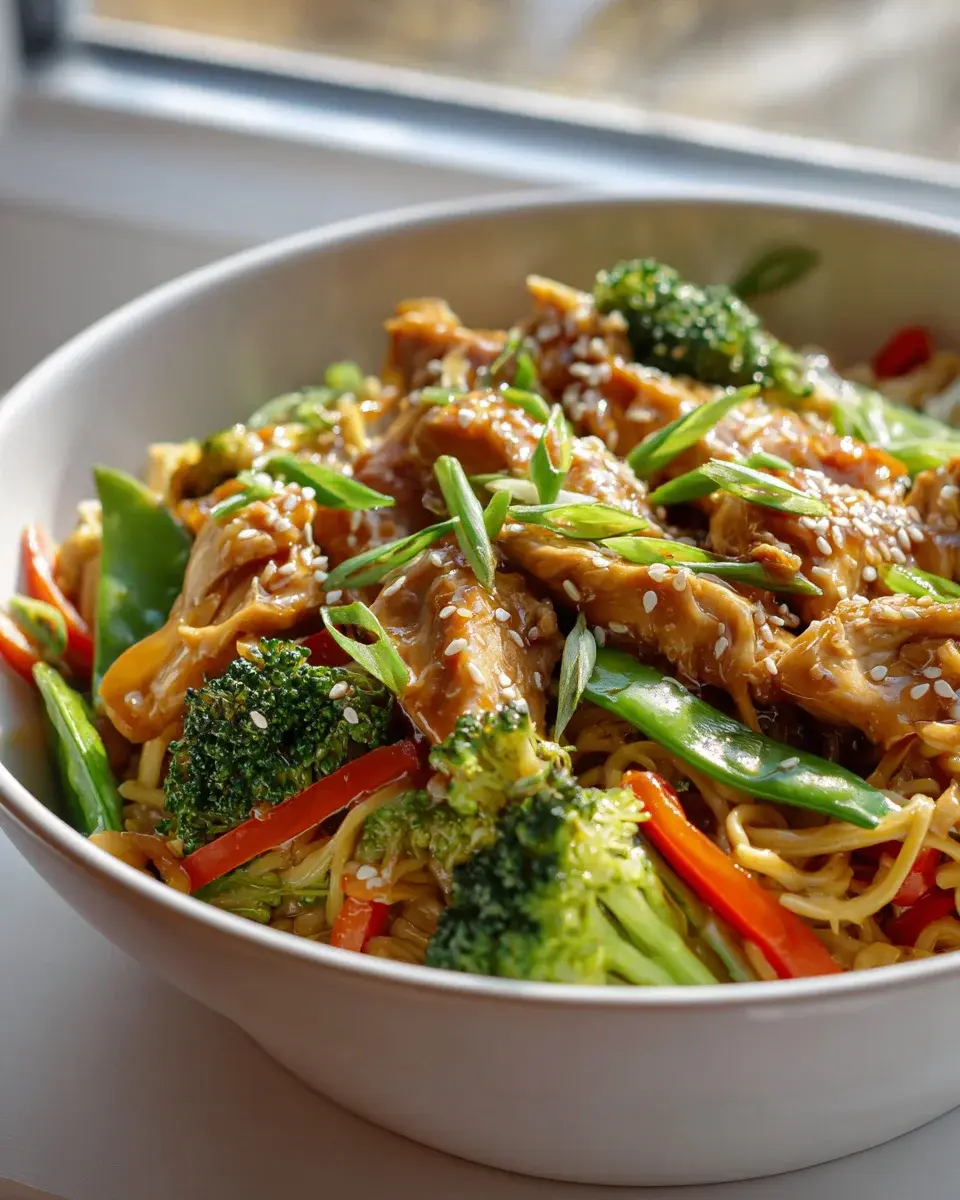 Hähnchen Teriyaki Nudeln Rezept