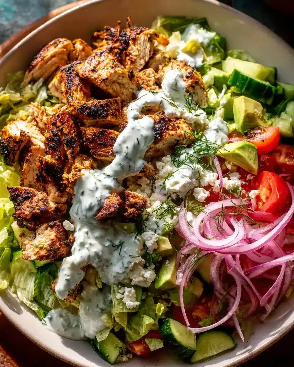 HahnchenTzatzikiBowlRezept