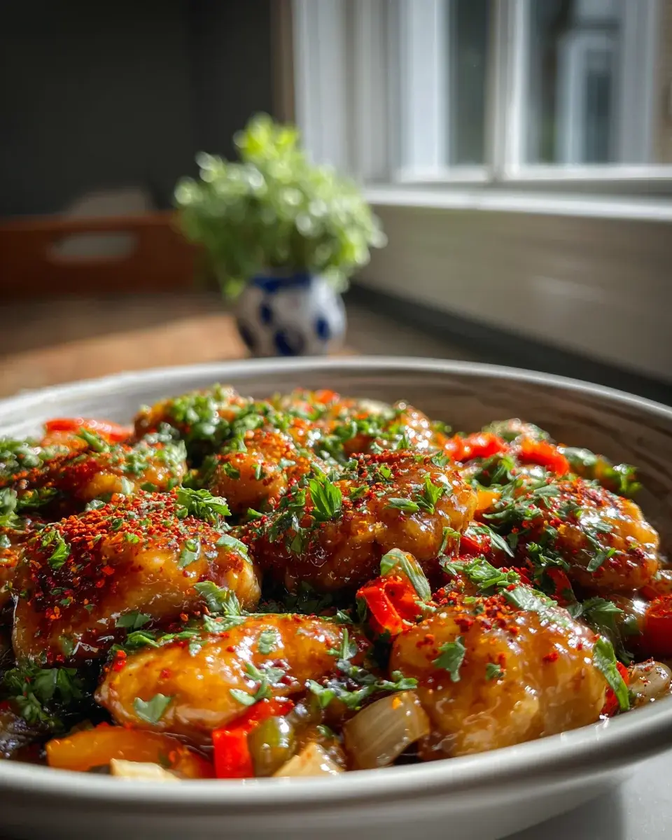 Hähnchenpfanne mit Hot Honey