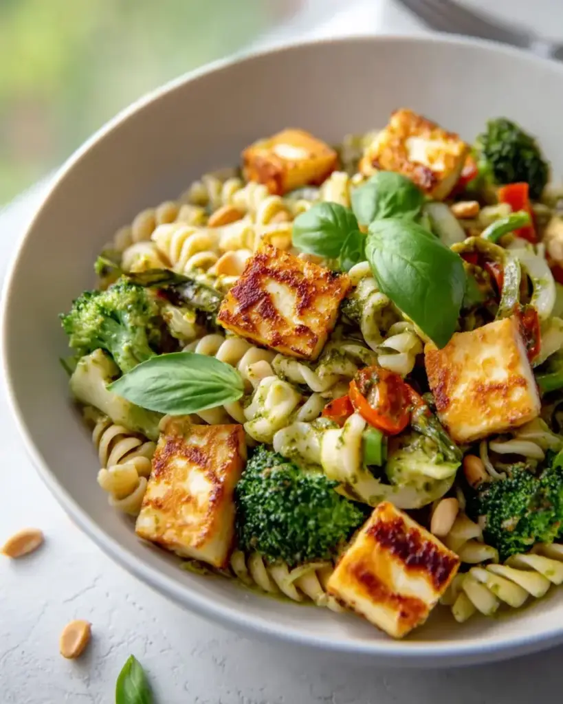 Halloumi Nudelsalat Rezept