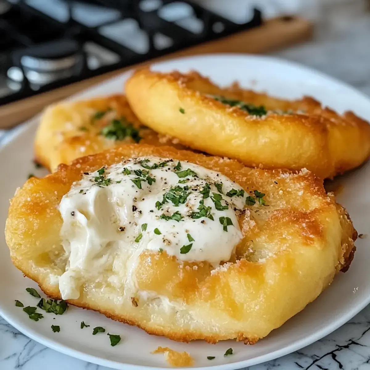 Heißluftfritteuse Langos Rezept