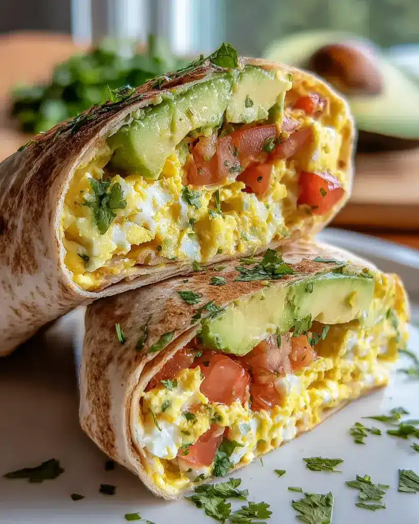 High Protein Frühstücks Wrap Rezept
