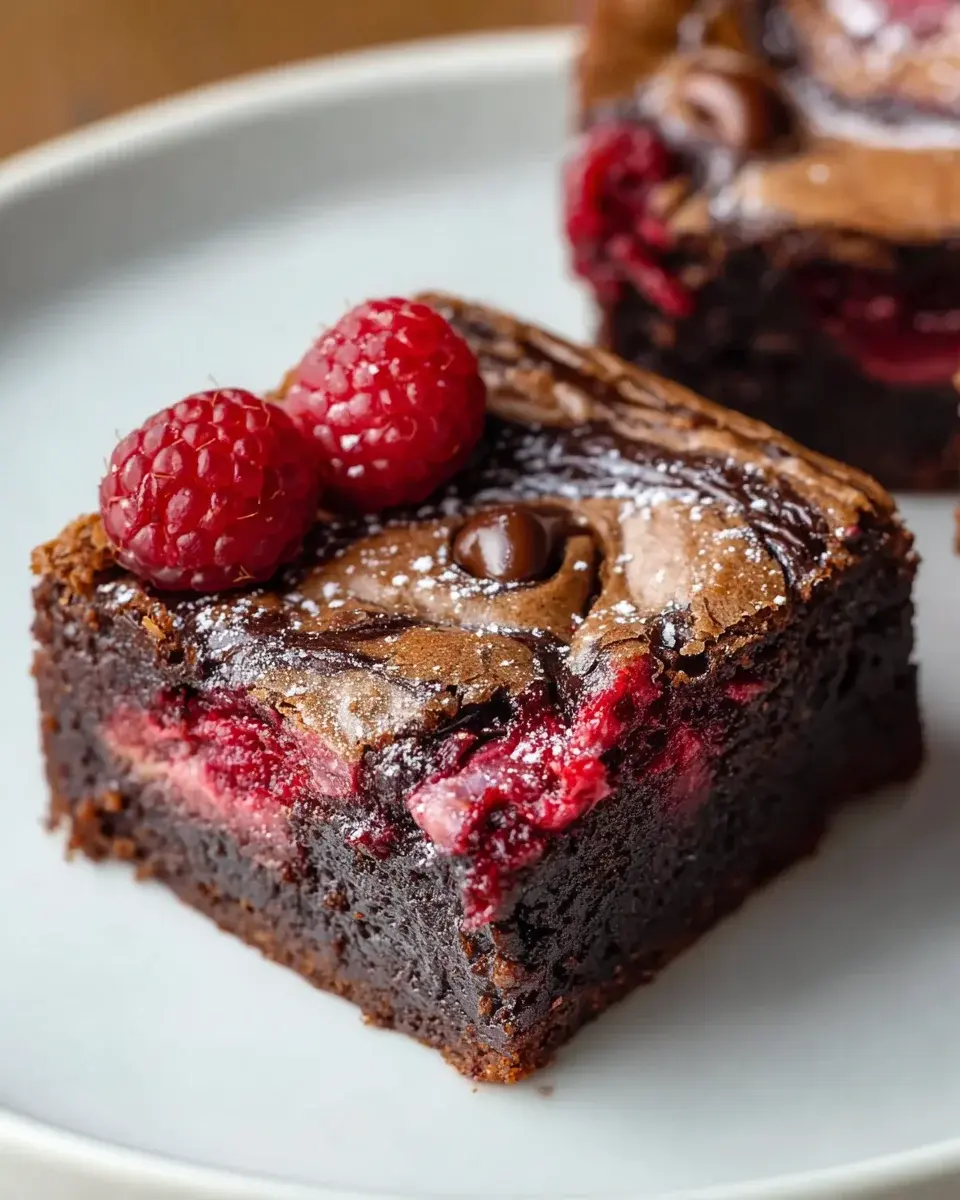 Himbeer Brownies Rezept