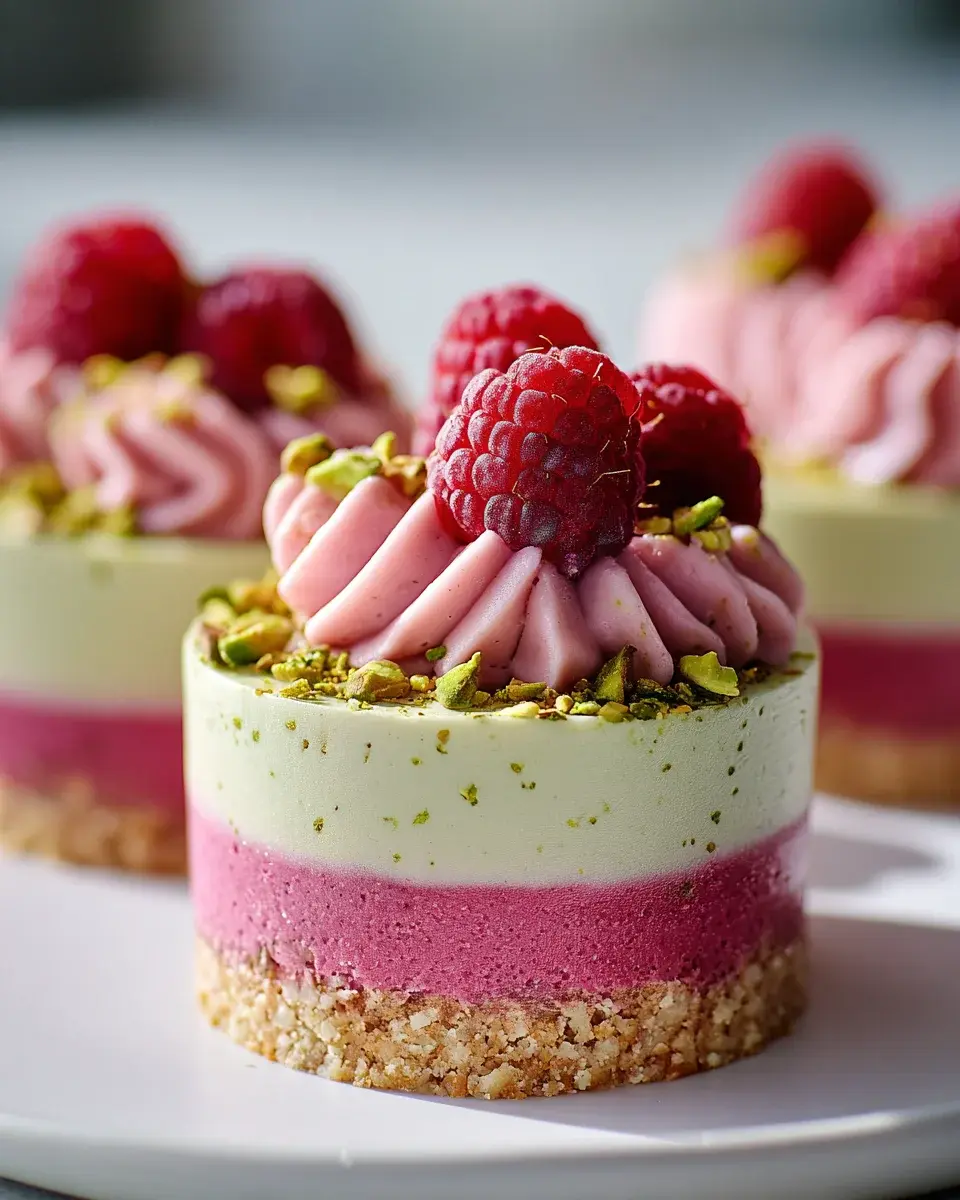 HimbeerPistazienMousseTortchen