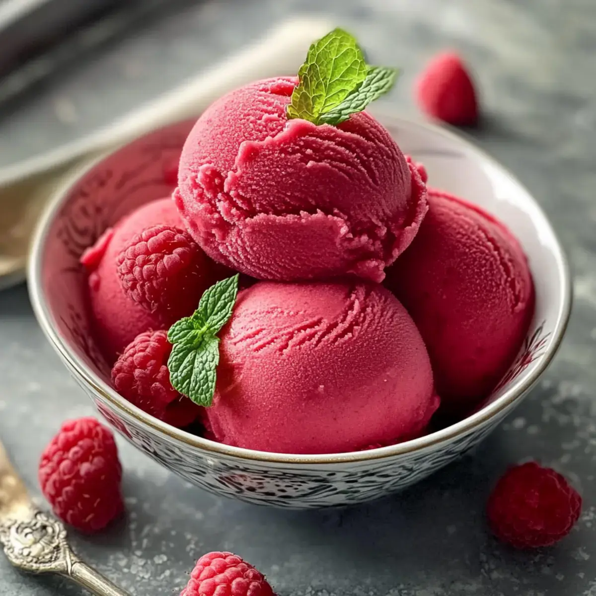 Himbeersorbet selber machen