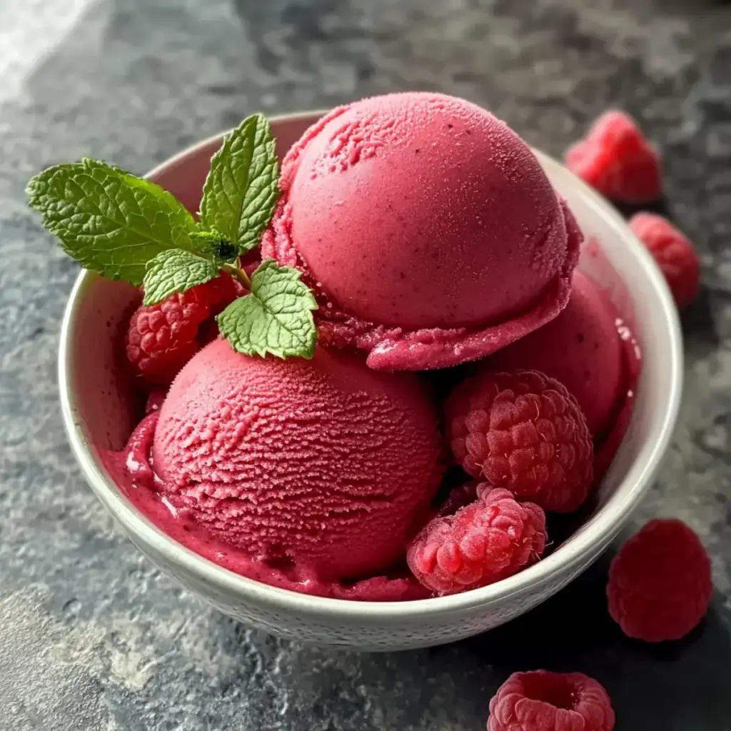Himbeersorbet selber machen