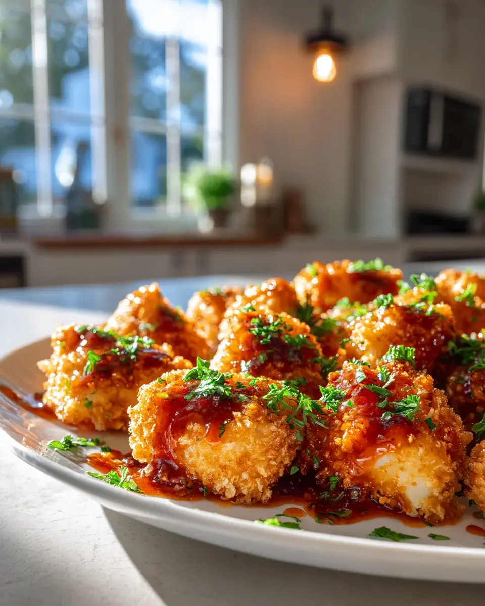 Honig BBQ Hähnchen Bites Rezept 2 Honig BBQ Hähnchen Bites Rezept