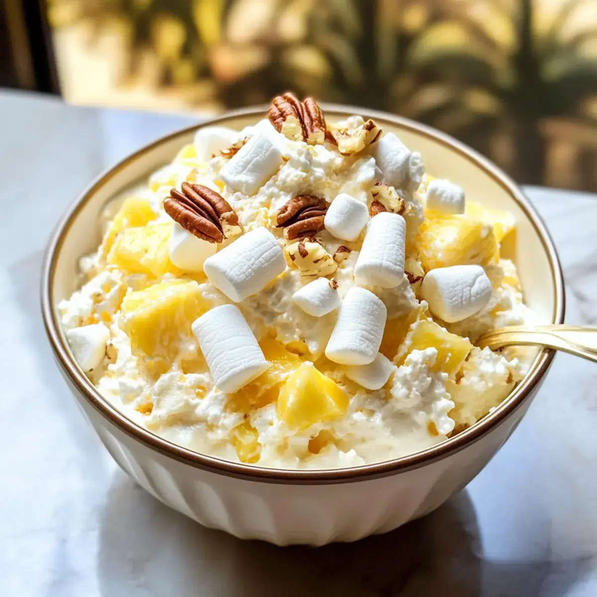 Hüttenkäse Ananas Dessert