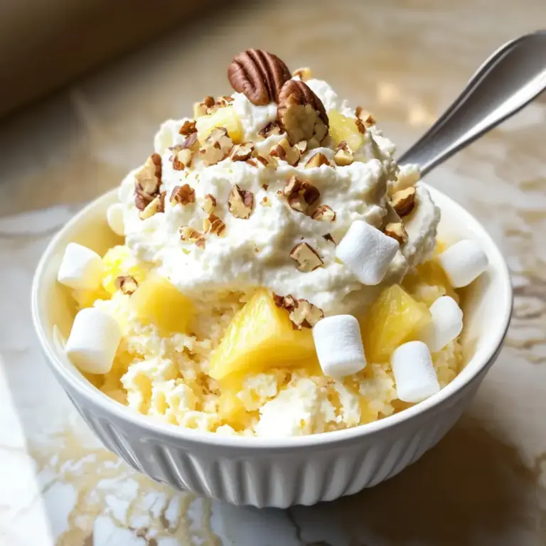 Hüttenkäse Ananas Dessert