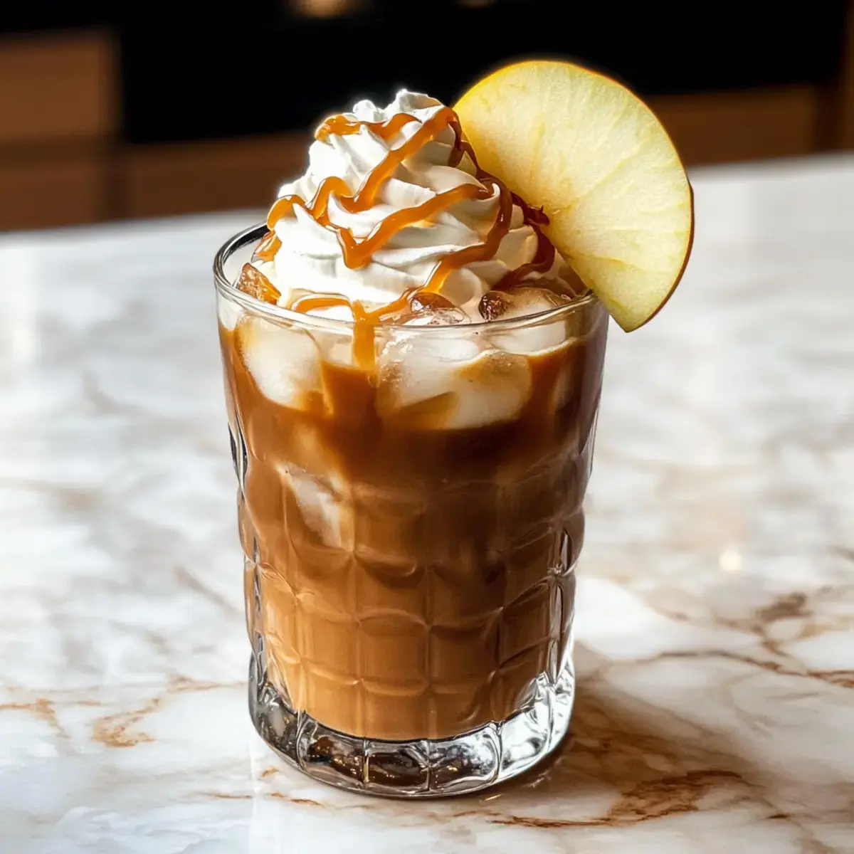 Iced Caramel Apple Latte