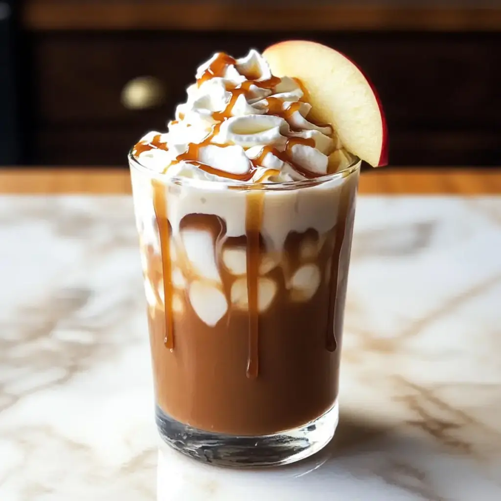 Iced Caramel Apple Latte