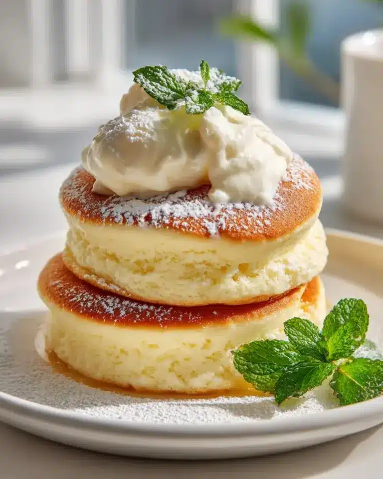 Japanische Soufflé Pancakes Rezept