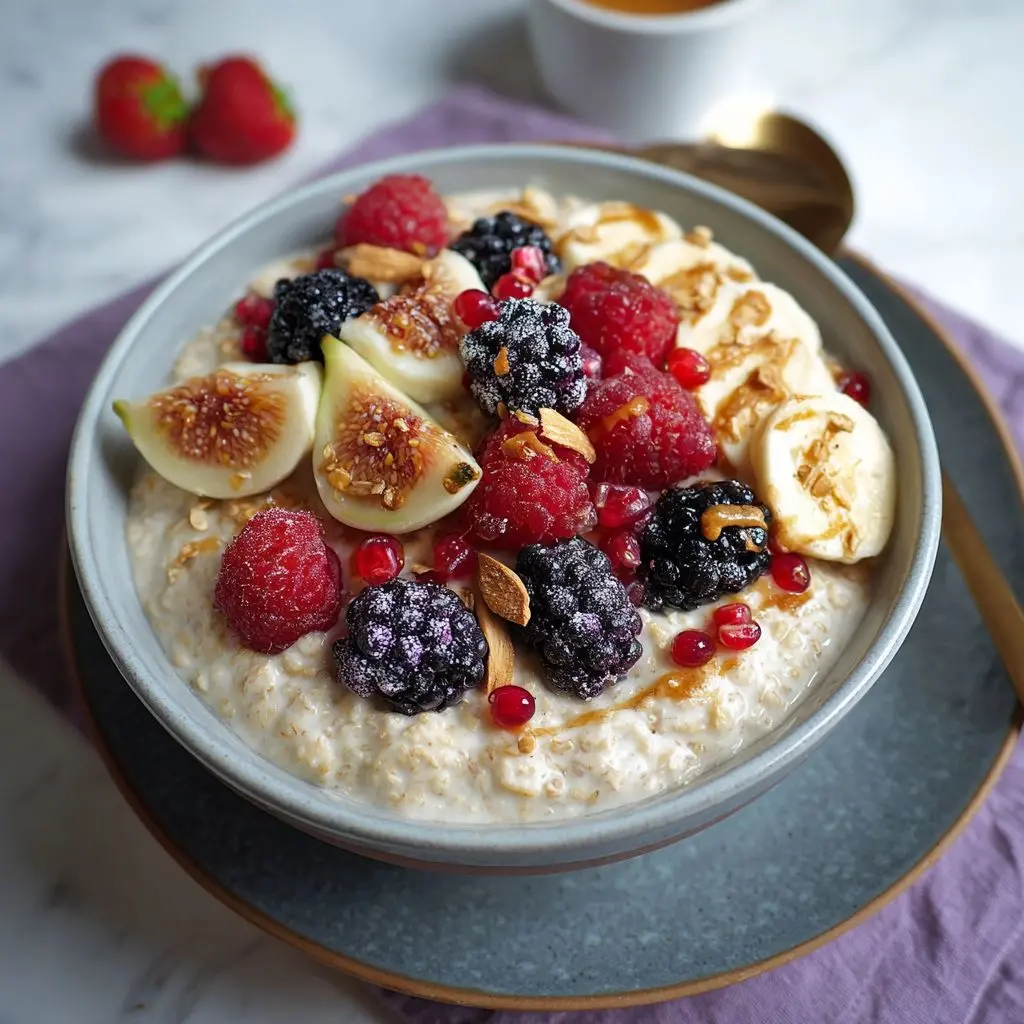 JoghurtPorridgeBowlRezept