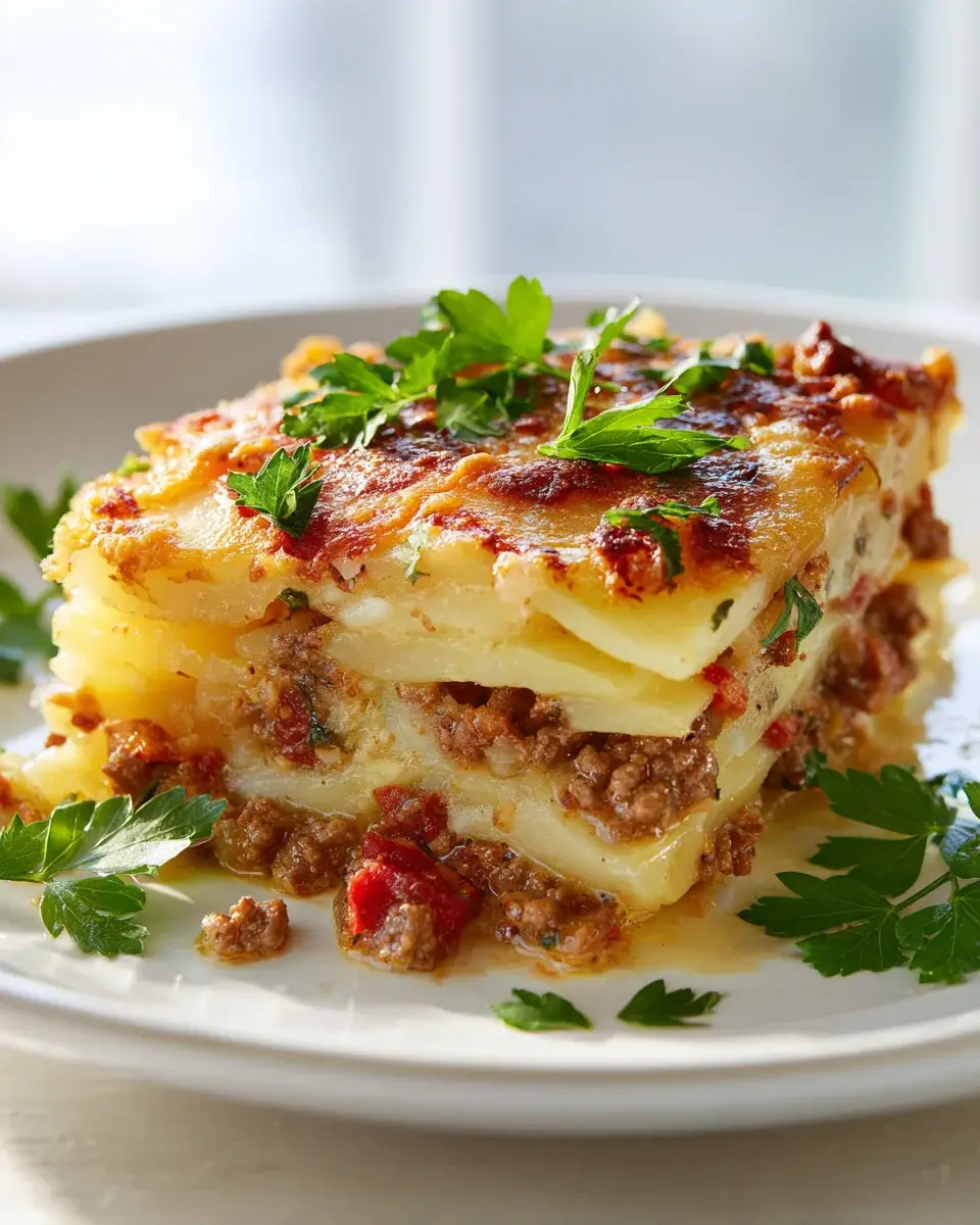 Kartoffel Hackauflauf Rezept