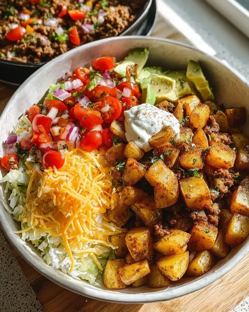 Kartoffel Taco Bowl Meal Prep