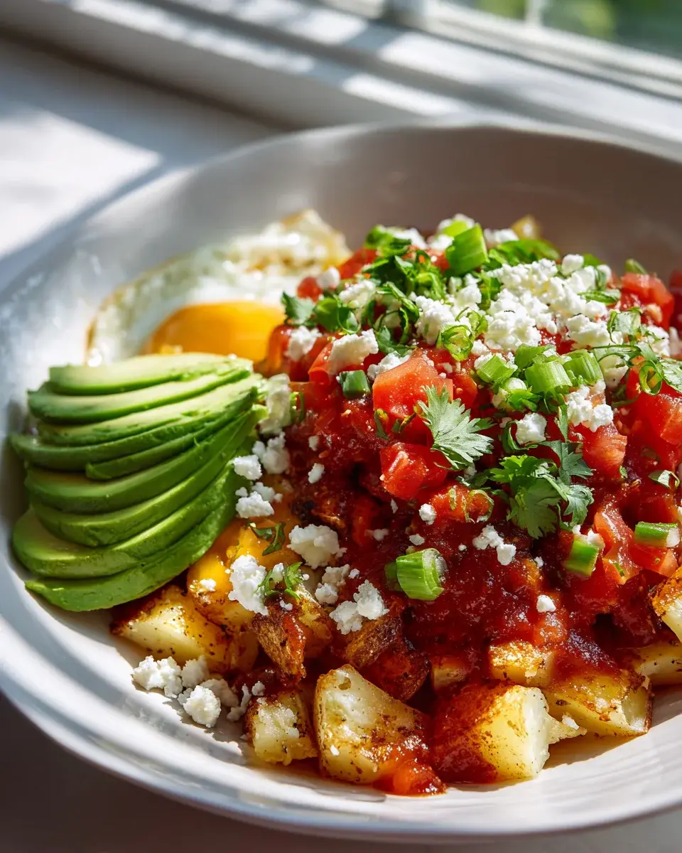 Kartoffel Taco Bowl Rezept mit Käse und Salsa