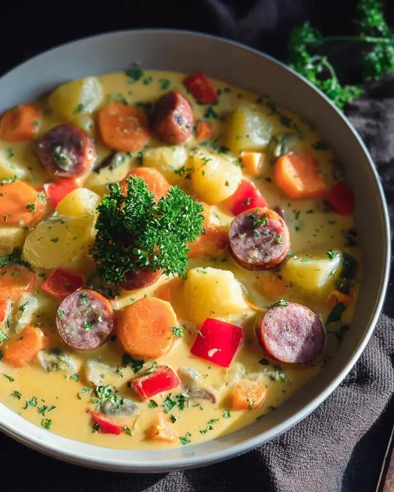 Kartoffeleintopf mit Würstchen Rezept