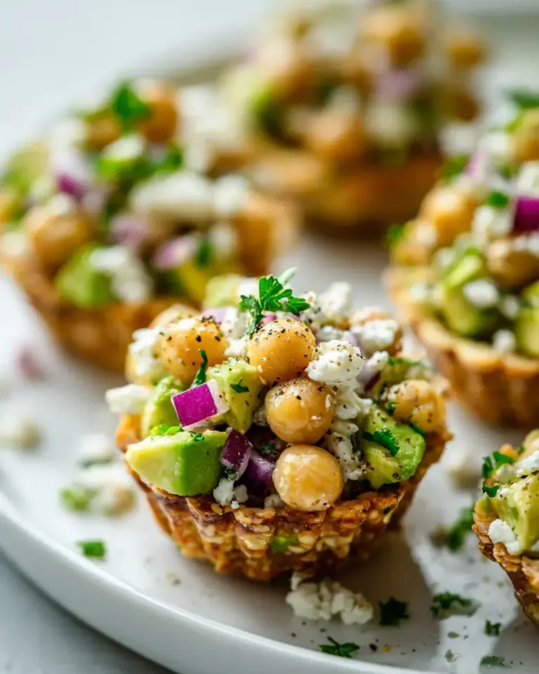 Kichererbsen Feta Avocado Fingerfood